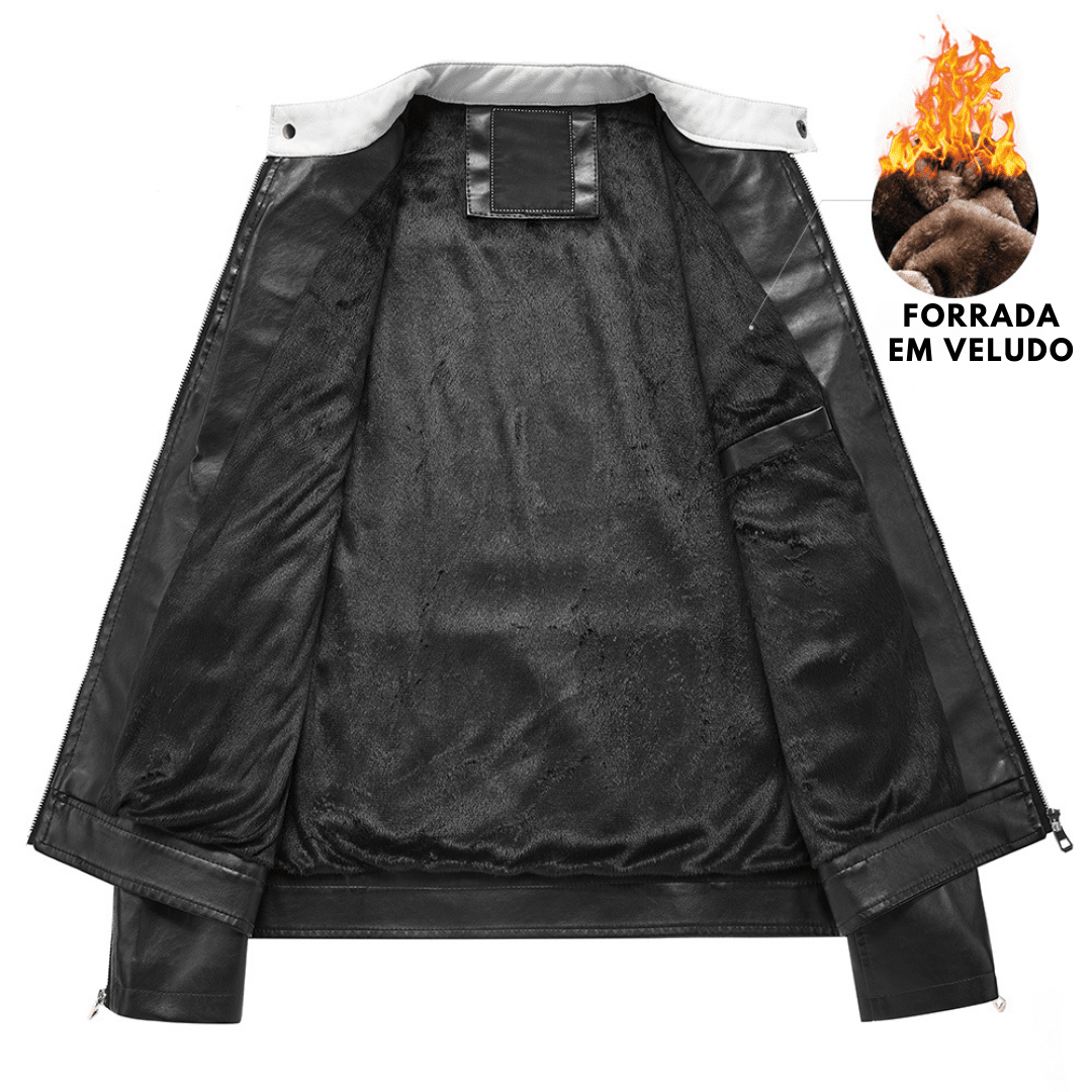 Veste en cuir vintage Motor