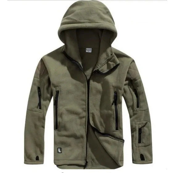 Veste d'hiver militaire à capuche