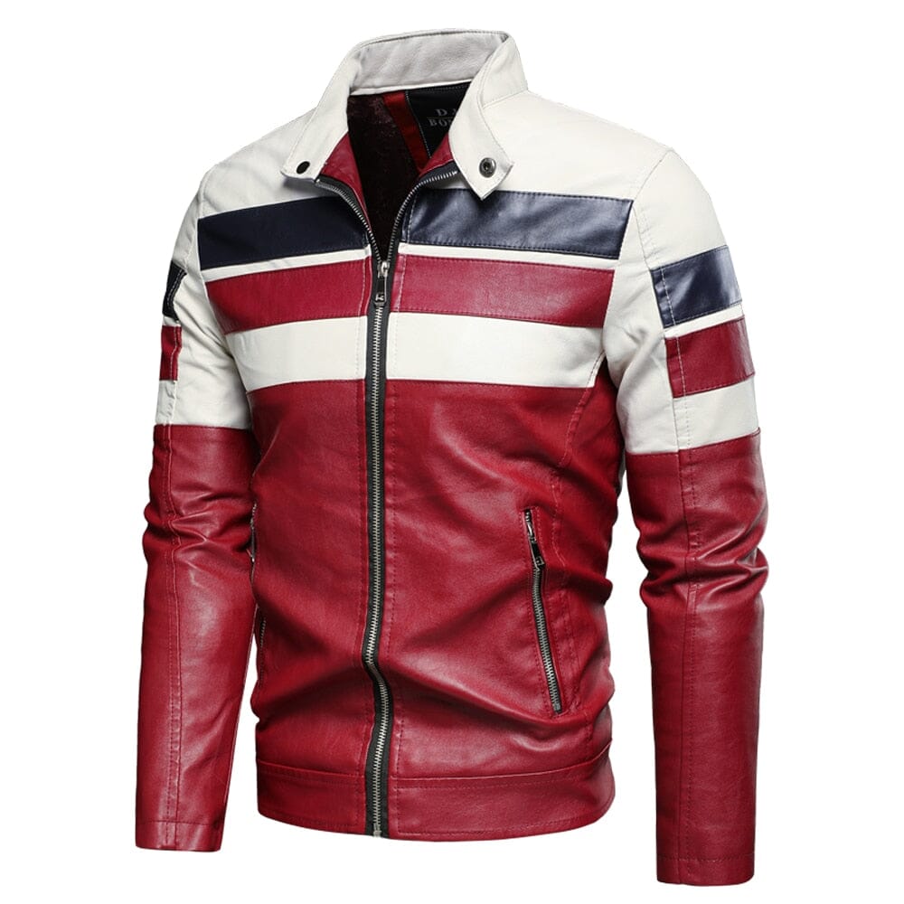 Veste en cuir vintage Motor