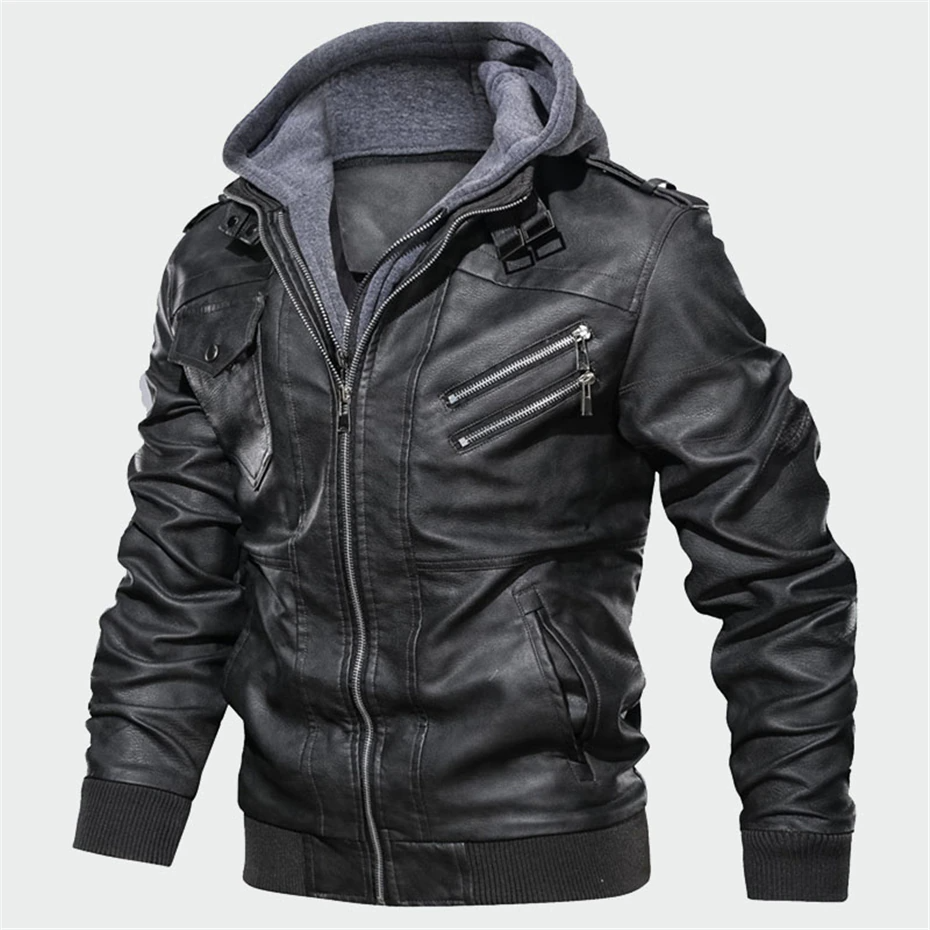 Veste en cuir pour homme Dover
