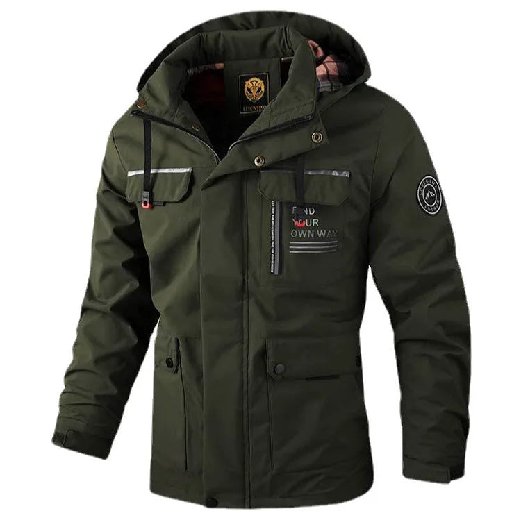 Veste d'hiver imperméable et décontractée pour l'extérieur