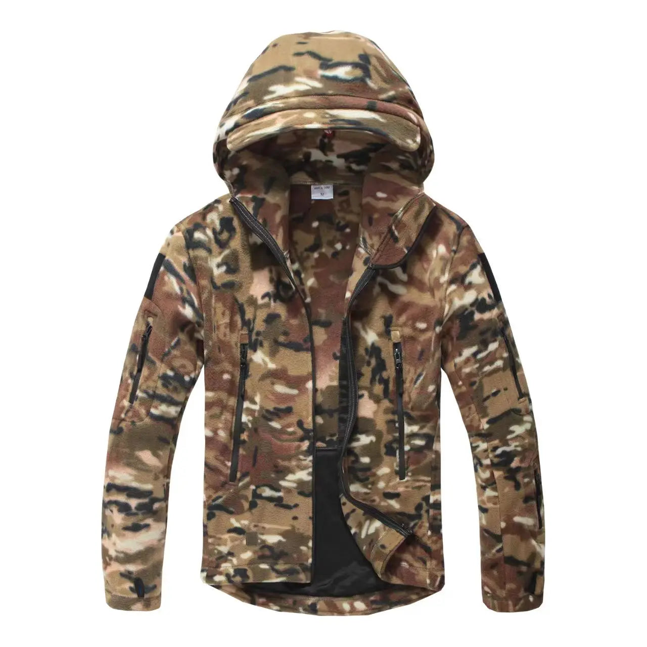 Veste d'hiver militaire à capuche