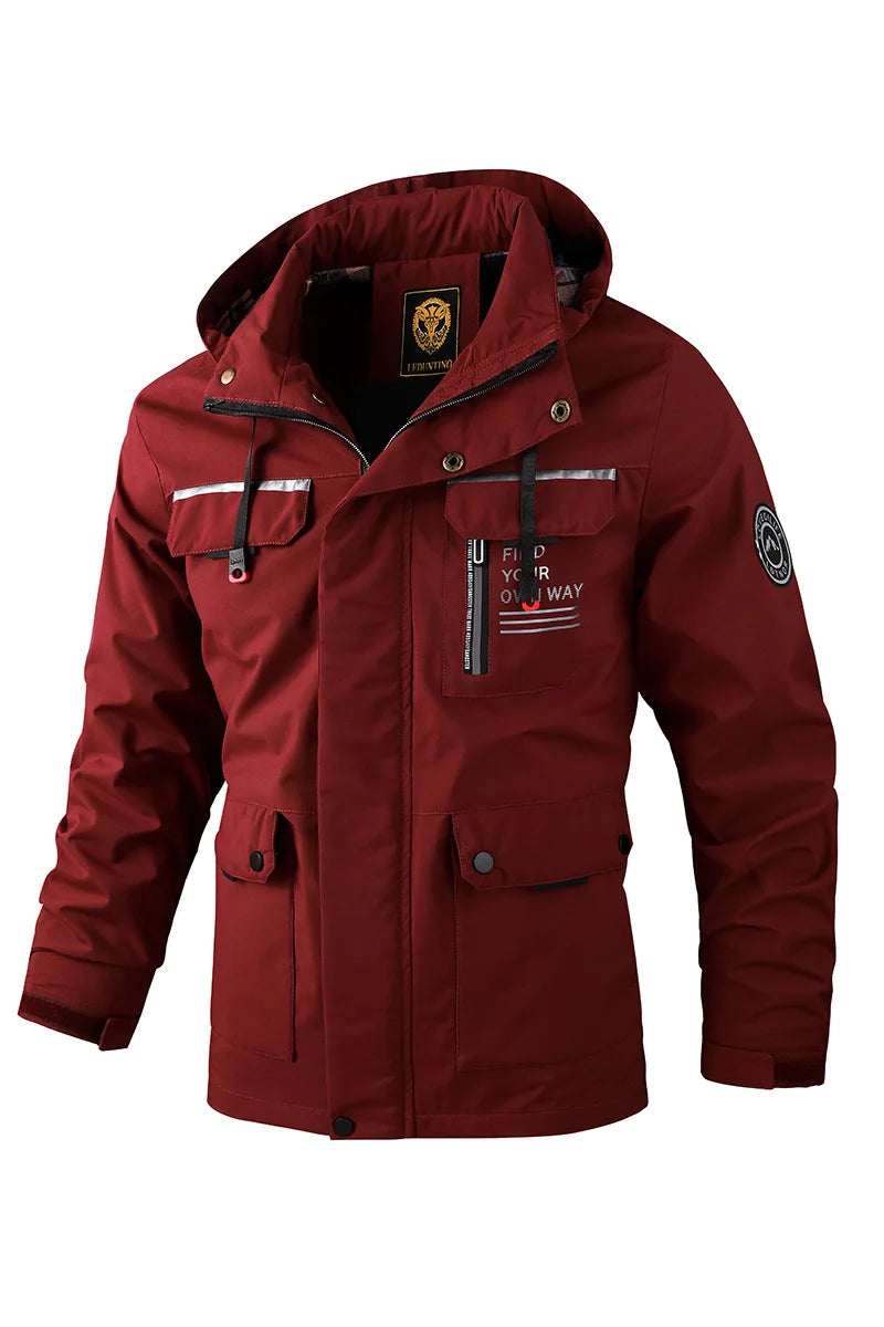 Veste d'hiver imperméable et décontractée pour l'extérieur