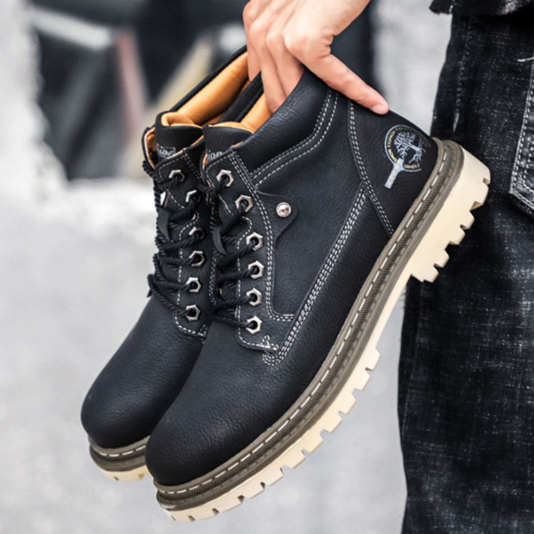 Bota Masculina Casual Leather