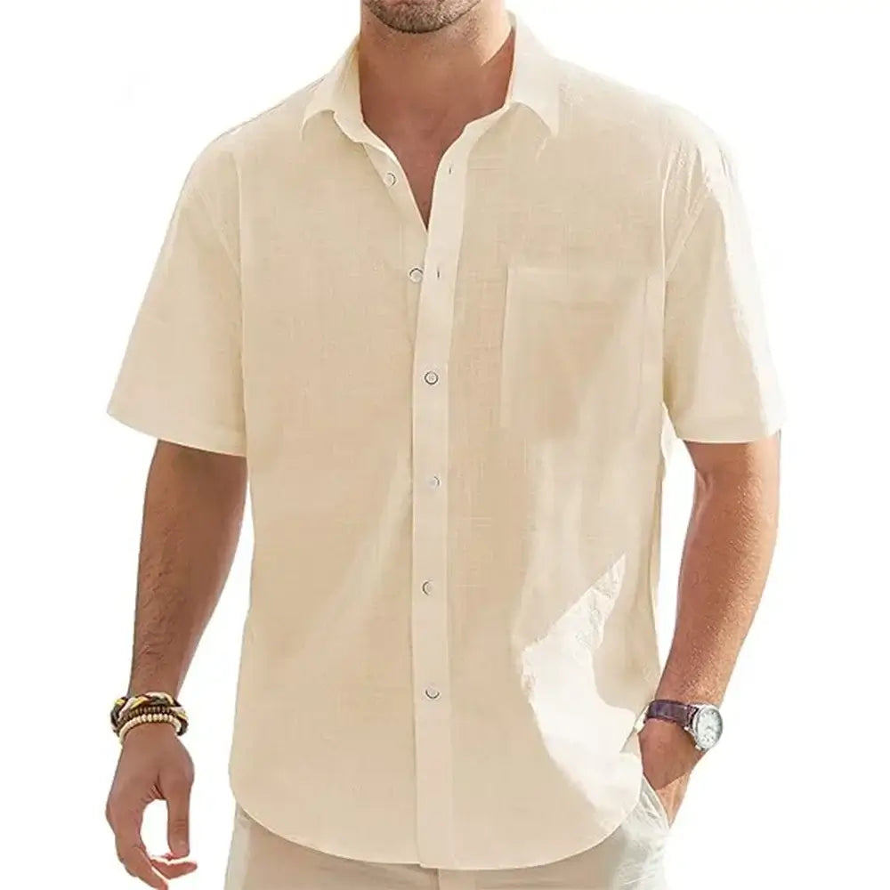 Chemise homme 100 % lin