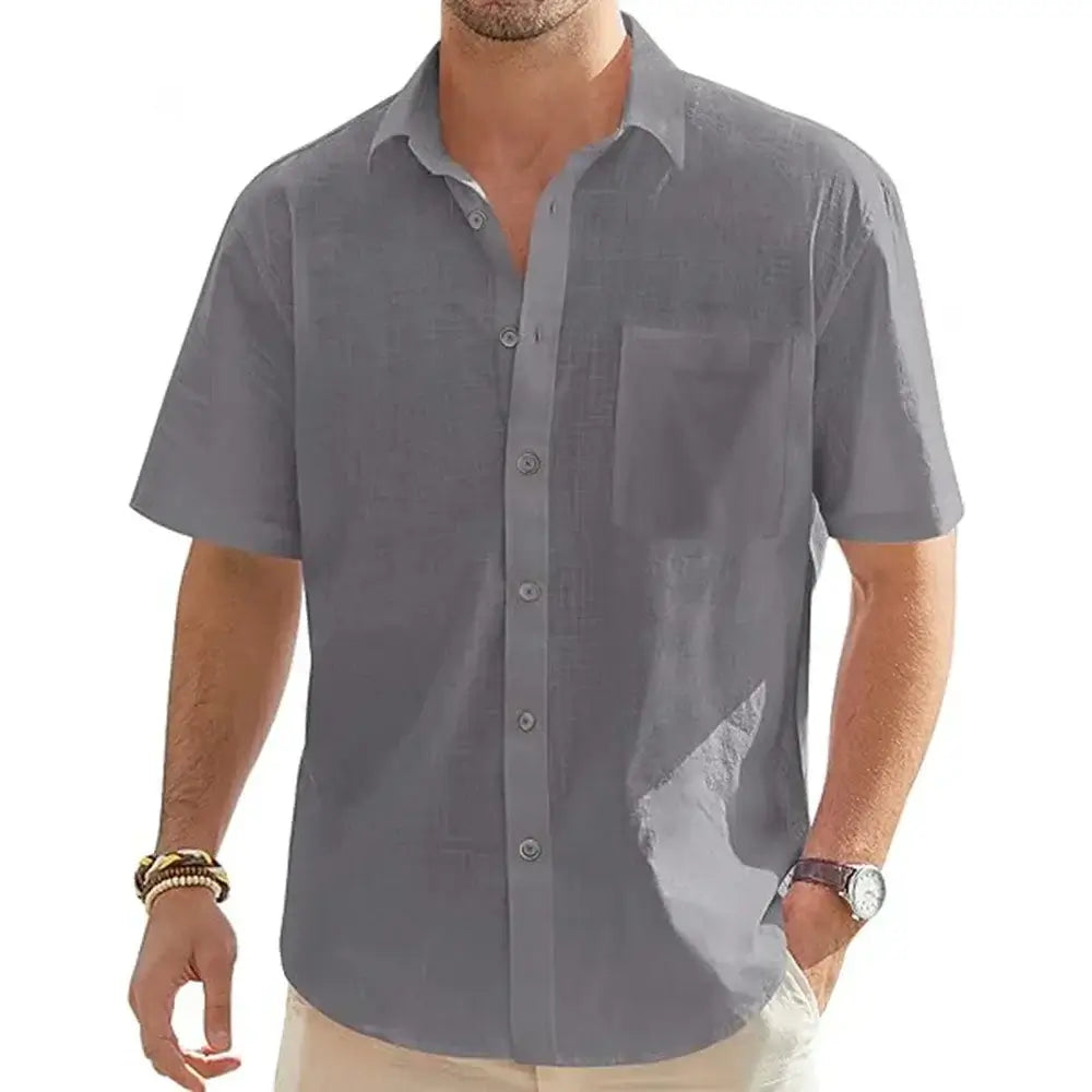 Chemise homme 100 % lin