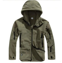 Veste d'hiver militaire à capuche
