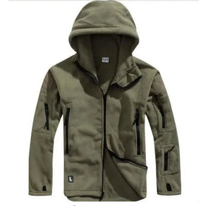 Veste d'hiver militaire à capuche