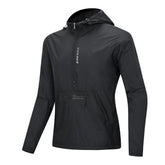 Veste coupe-vent à capuche pour homme pour le cyclisme