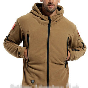 Veste d'hiver militaire à capuche