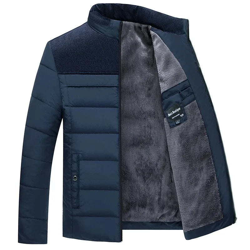 Jaqueta Puffer Masculina Casual Quente