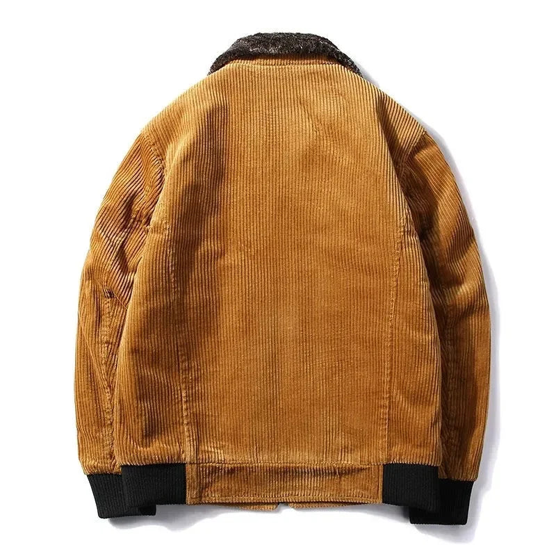 Jaqueta Masculina Inverno Térmica Veludo