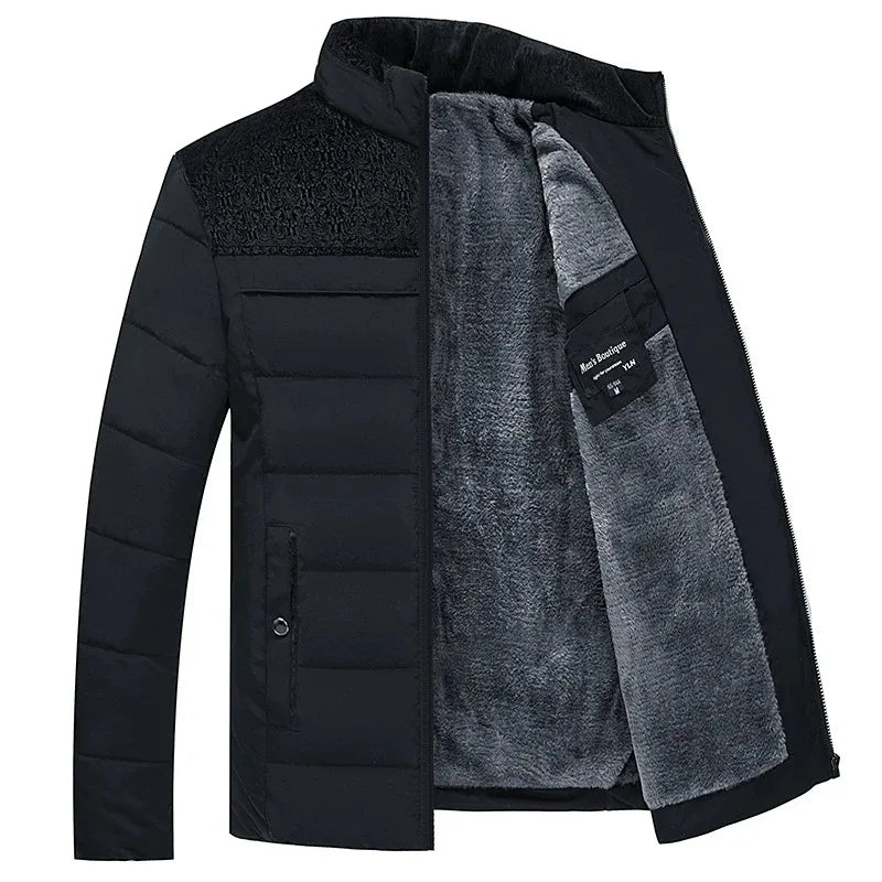 Jaqueta Puffer Masculina Casual Quente