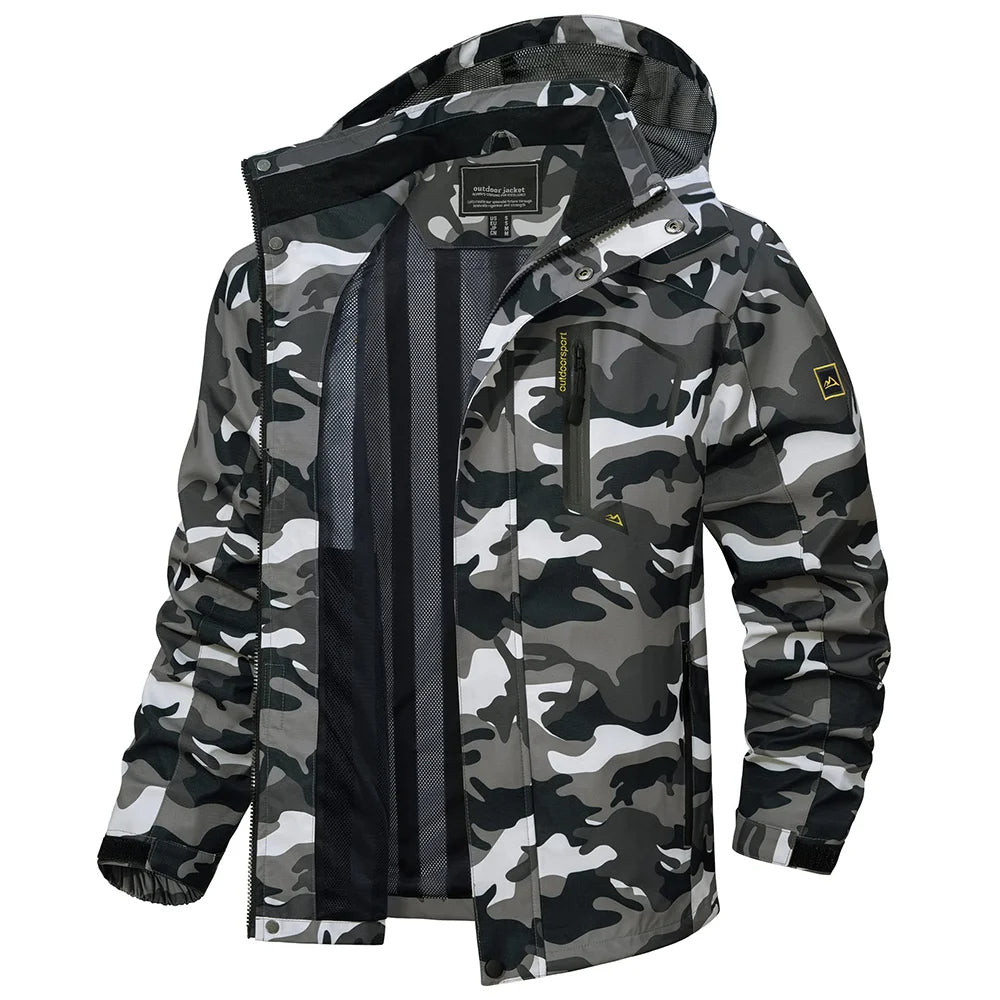 Veste doublée imperméable pour homme