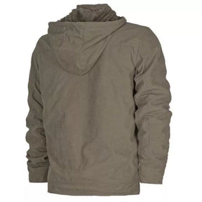 Veste en sergé pour homme avec capuche et poches doublées